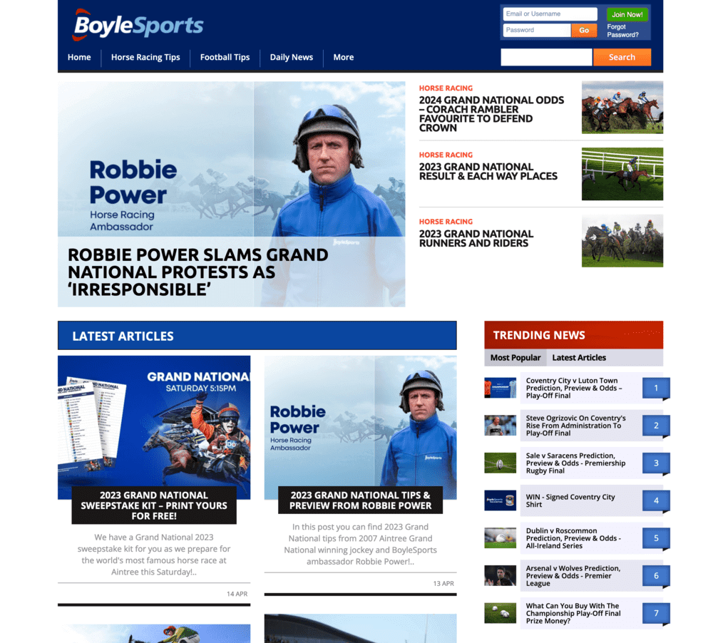 BoyleSport's Grand National betting coverage