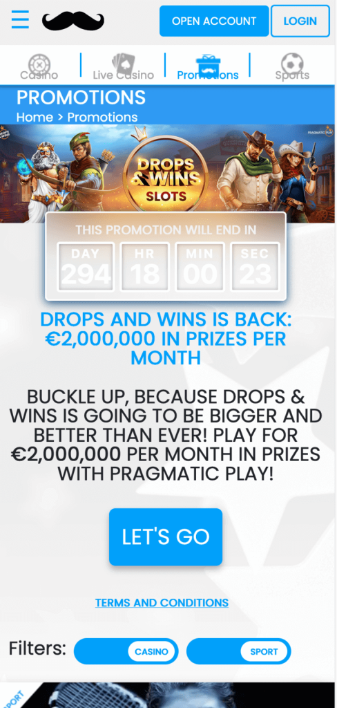 mobile casino bonus at Mr Play